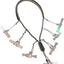 Cordón llamada pato 12 bucles accesorios caza silbato