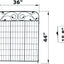 4 Paneles Acero 44x36pulg Barrera Animales