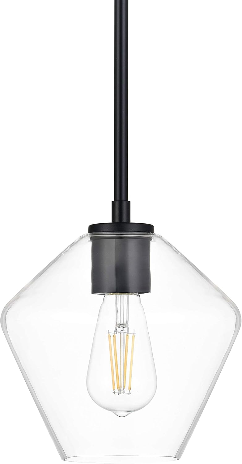 Lámpara colgante Piarra Giada de cristal con diseño moderno