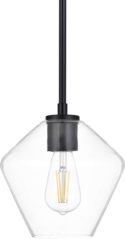Lámpara colgante Piarra Giada de cristal con diseño moderno