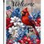 Bandera 4 de Julio 12x18pulg doble cara jardín decoración