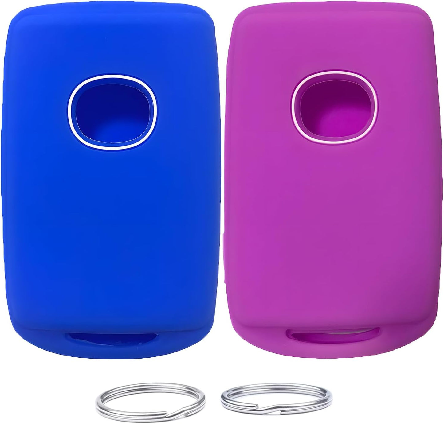 Funda silicona llavero Mazda 3 CX-30 CX-5 2pzas azul