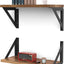 Soporte pared 8" set 4 negros duradero garaje taller