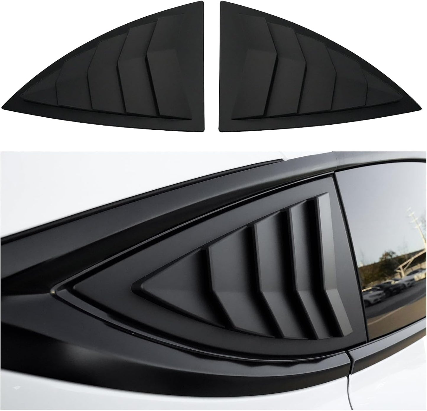 Rejilla ventana Tesla Model Y 20-26 Juniper negro mate