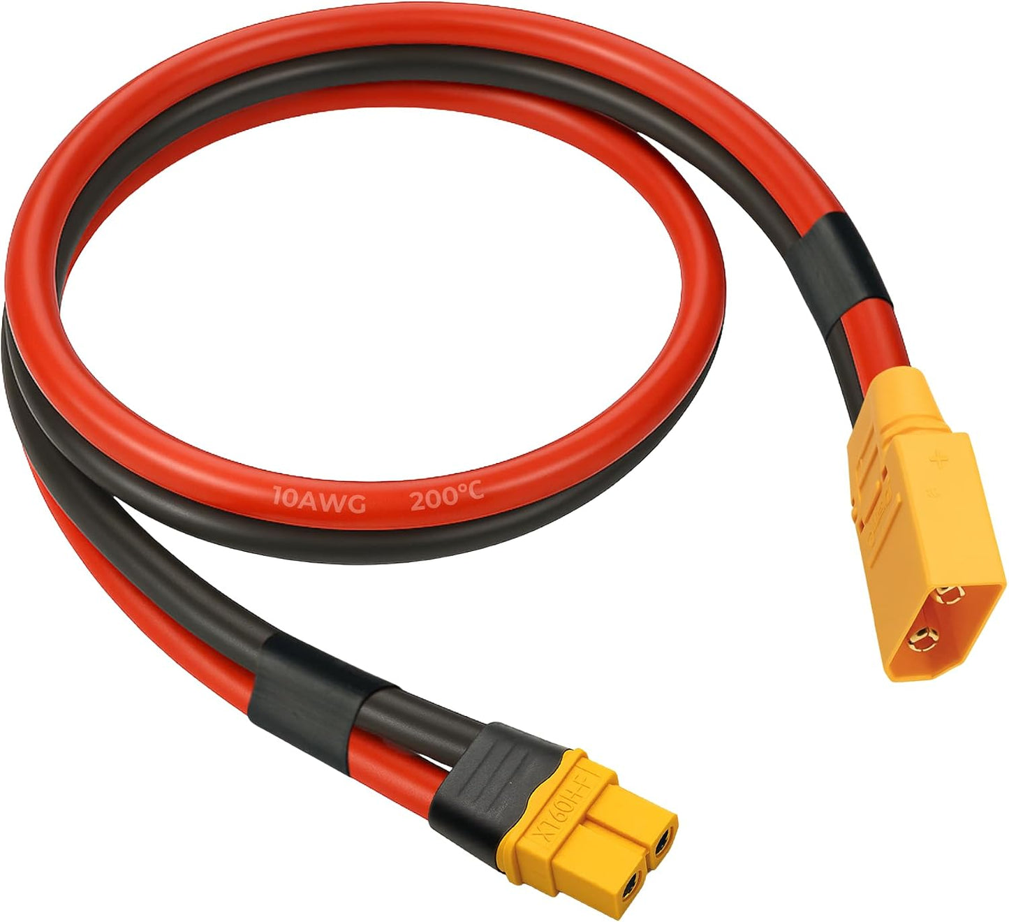 Cable adaptador XT60 a XT90 3 pies para drones y generadores