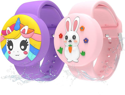 Pulsera Airtag impermeable para niños 2 pzas color