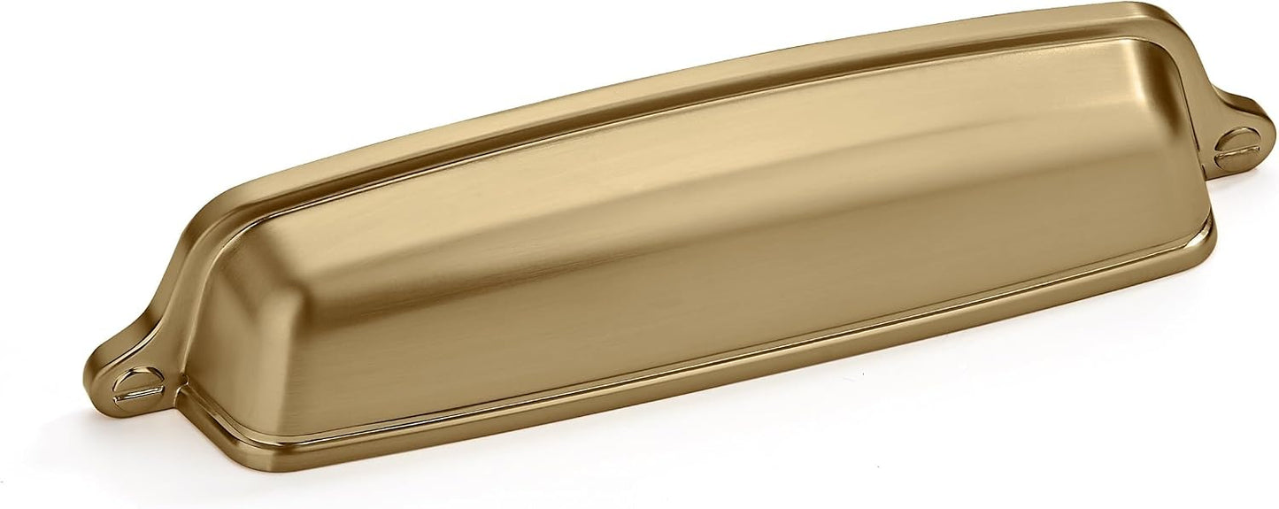 6 Tiradores Cajones 5pulg Color Bronce Champán Gabinete Cocina