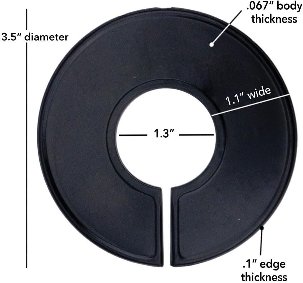 Divisor tallas ropa redondo negro blanco 7 tamaños kit 40