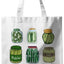 Bolsa Halloween calavera gatos reutilizable