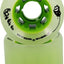 Ruedas skate interiores exteriores 62x38pulg verde