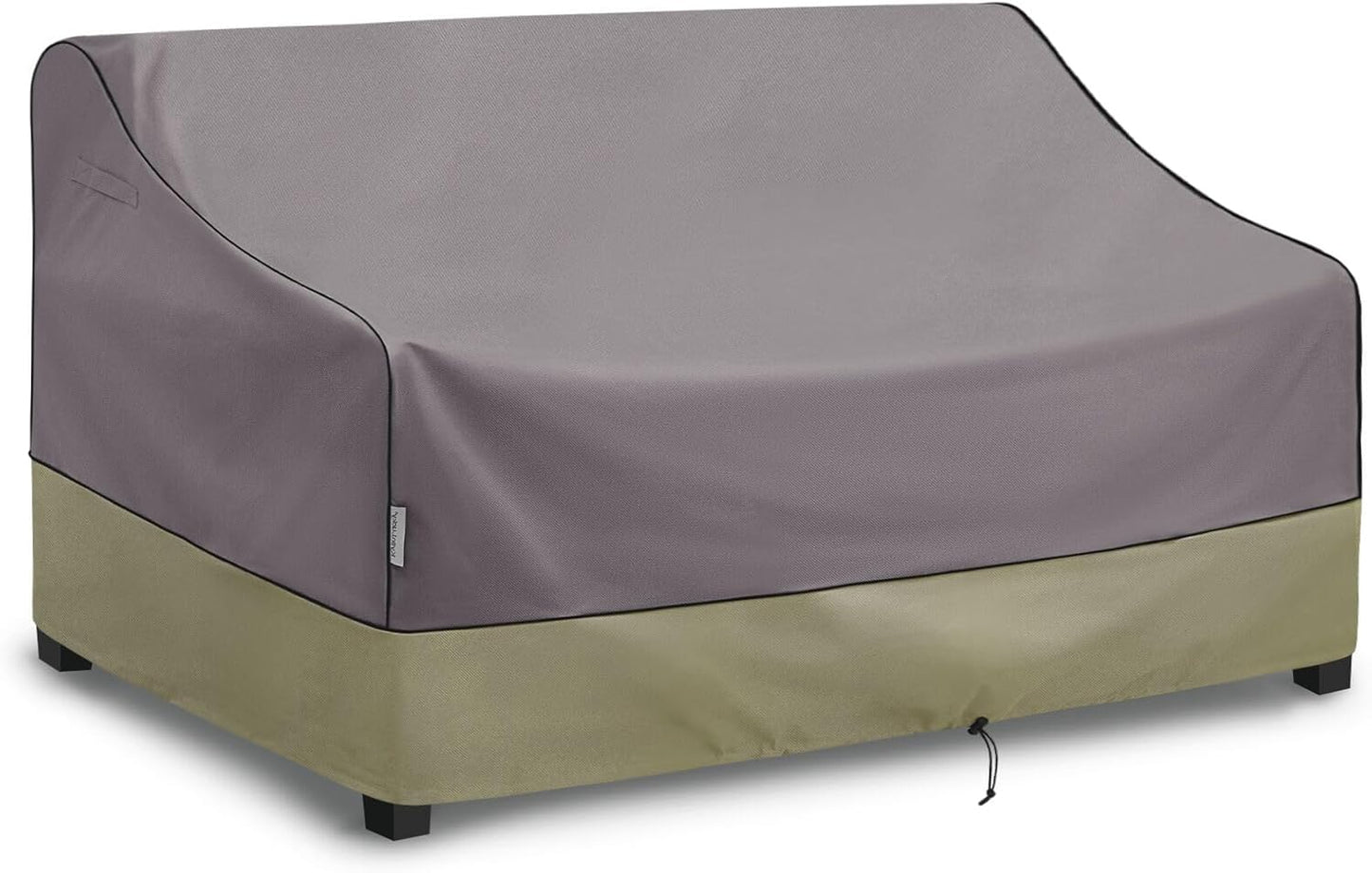 Fundas sofá patio 88x40x33" impermeable 3 plazas gris