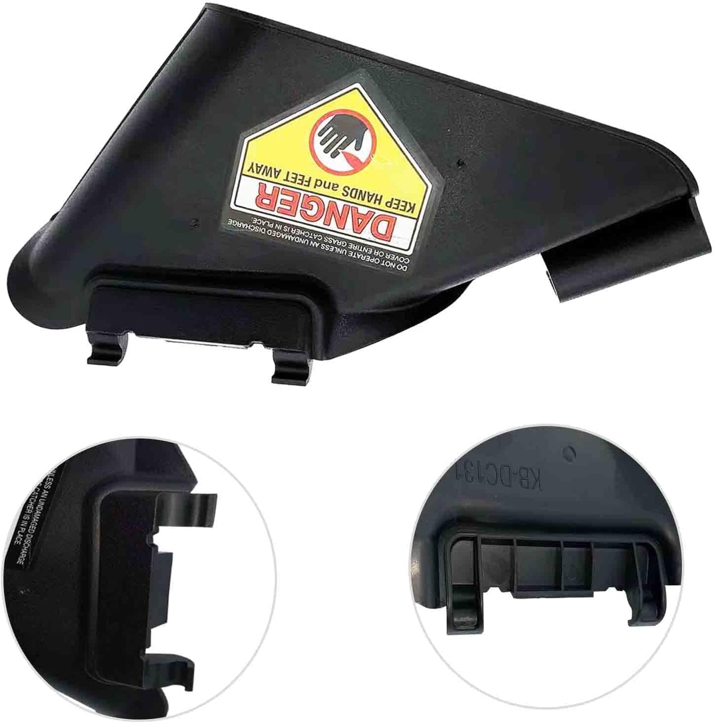 Conducto descarga lateral enchufe bisagras MTD 987-02516A