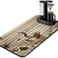 Tapete café 17x31.5pulg marrón absorbente antiderrap