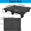 Paletas plástico resistente 31.5x23.6pulg carga 1102lb negro