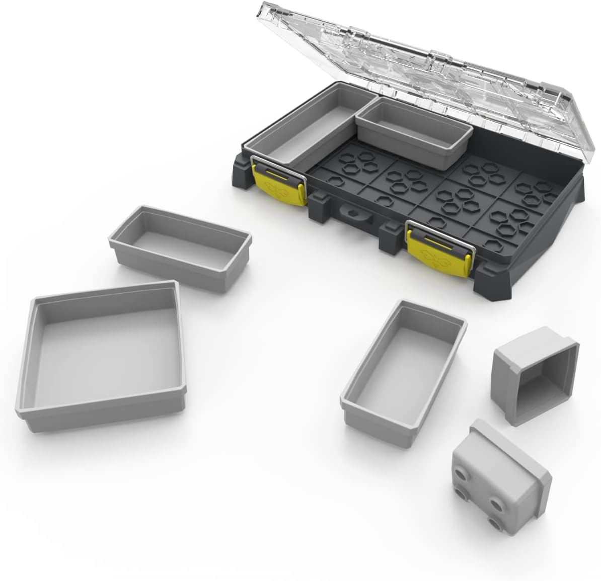 Organiz. modular pesca pzas pequeñas impermeable