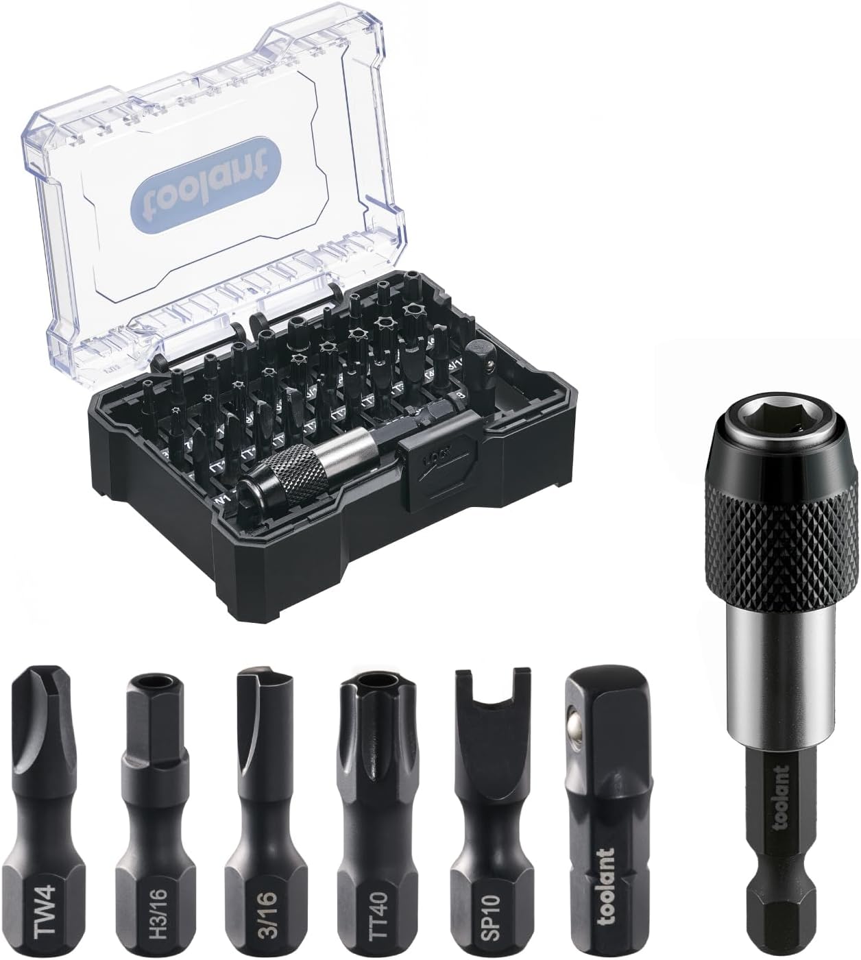 Juego 32 Pzas Destornillador Torx Hex Triwing 1/4pulg