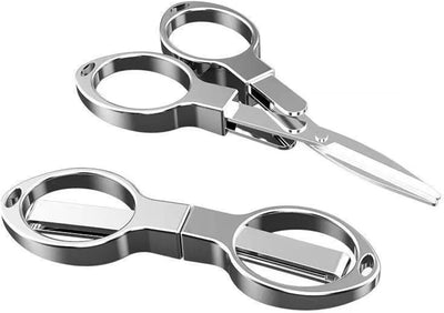 Tijeras plegables acero inox retráctiles set 2