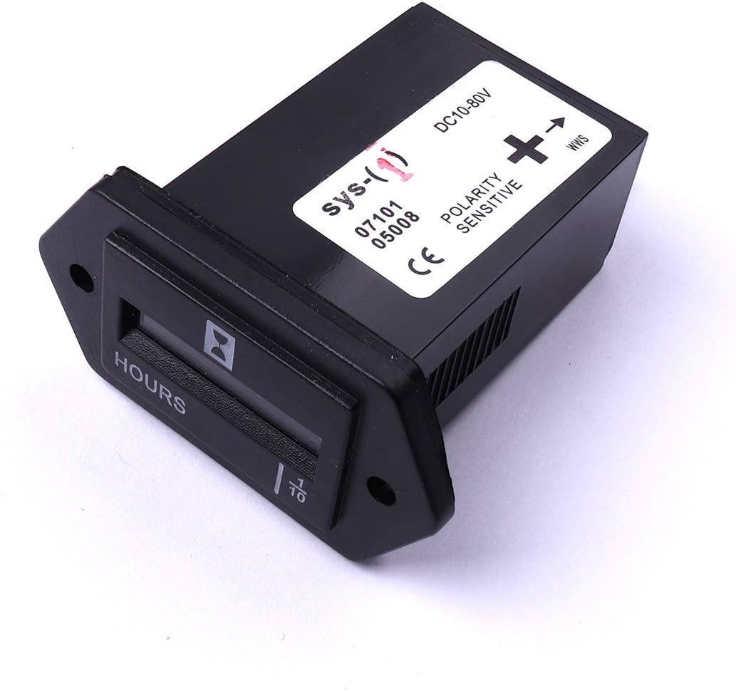 Medidor horas SYS-1 Barco Camión Tractor 10-80V