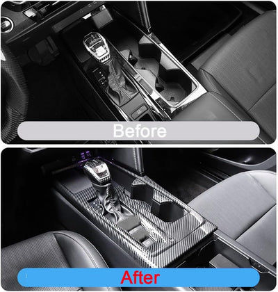 Cubierta consola central Camry 2025 color fibra carbono