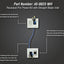 Kit alimentación empotrable 45-0023-WH gestión cables