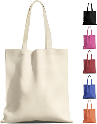 Pack 1-200 Bolsas Lona Reutilizables 14x15"