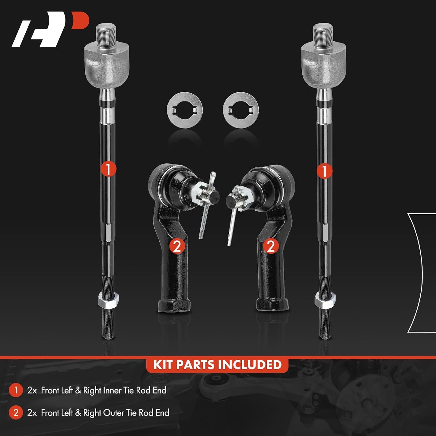 Set 4 Barras Acoplamiento Mazda Miata 90-97
