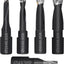 Set 5 Pzas Brocas Carburo Domino 0.394in PTFE Negro
