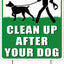 Señal césped sin excremento perro 32x24cm metal UV resistente
