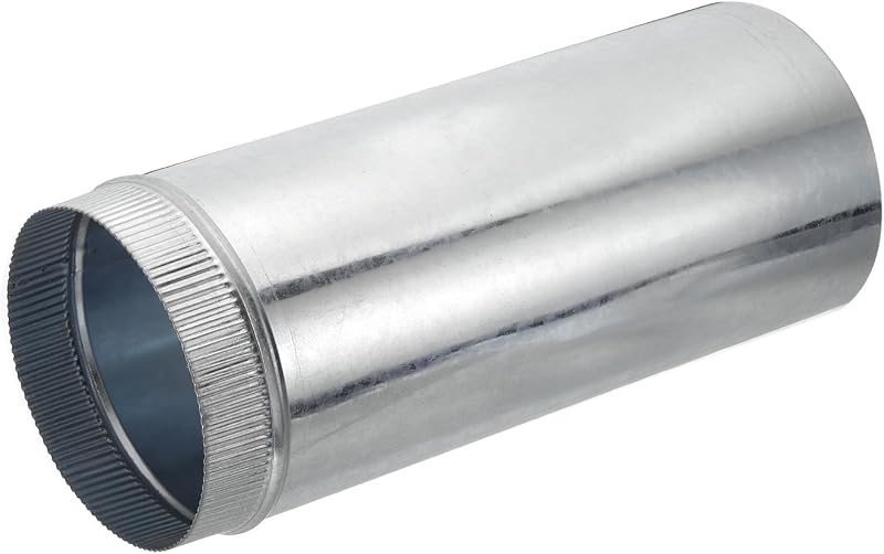 Conducto galvanizado 7" para horno HVAC