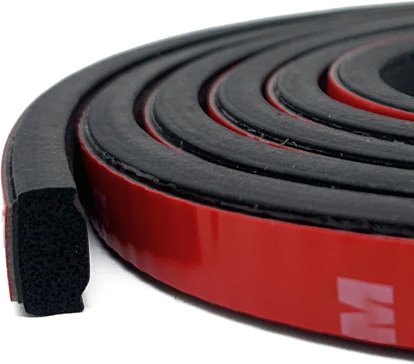 Tira sellado goma EPDM autoadhesiva rectangular 30pies