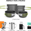 Kit utensilios cocina camping 16 pzas mini estufa 2 tazas