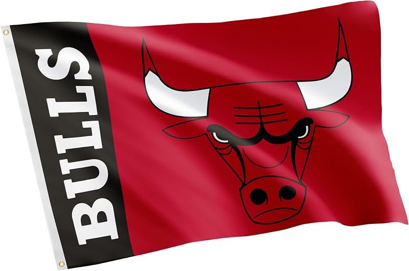 Banderas Chicago Bulls 3x5ft poliéster interiores exteriores
