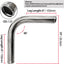 Tubo codo aluminio 90 grados 1.5" para intercooler