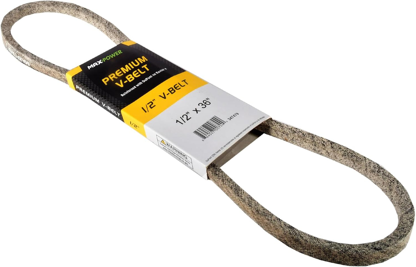 Cinturón reforzado fibra kevlar 1/2x36