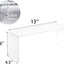 Elevadores acrílico 0.197pulg 4uds cocina