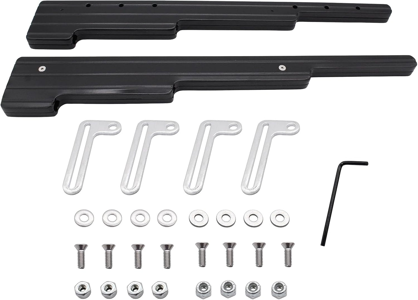 Set telares alambre aluminio negro SBC BBC SBV 302 350 454 V8