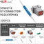 Kit conectores Deutsch DT 8 pines gris 14-18AWG