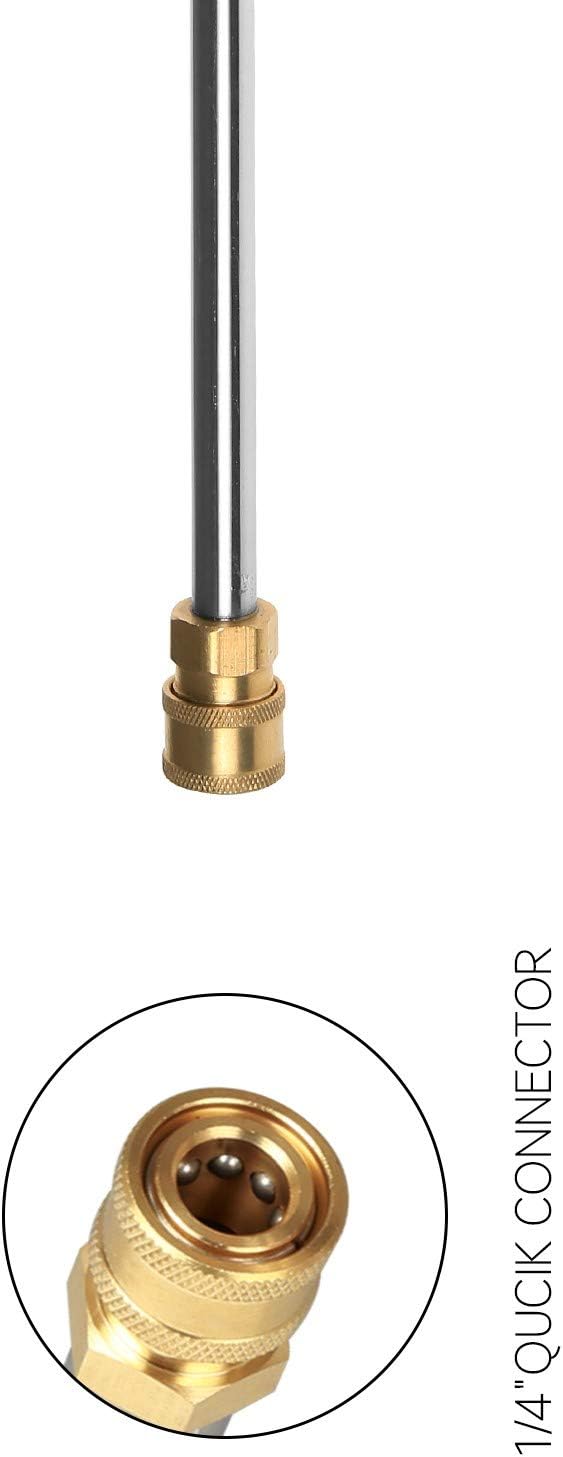 Varita lavadora presión acero inox 16" 5000 PSI