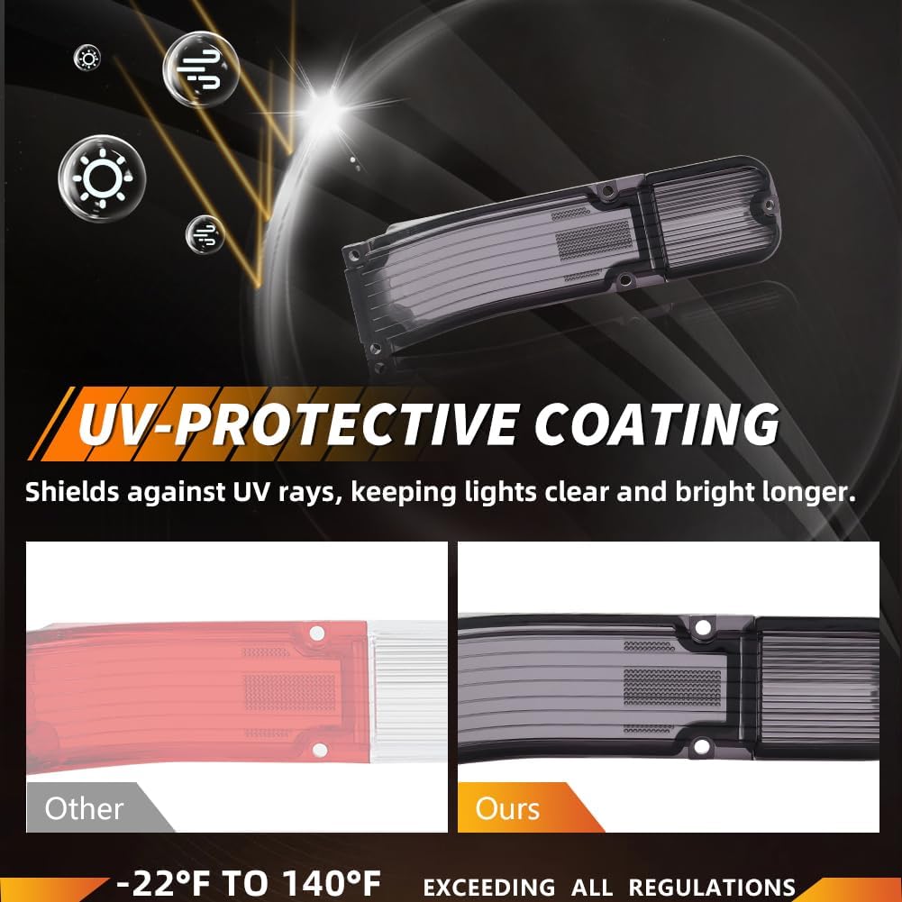 Lente luz trasera Chevy Chevelle 66 IP67 ahumado
