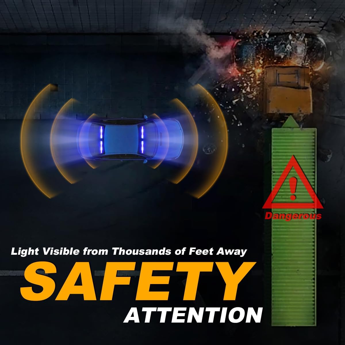 Luces emergencia tablero estroboscópicas para bomberos