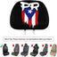 2 Fundas Reposacabezas Universal para Puerto Rico PR