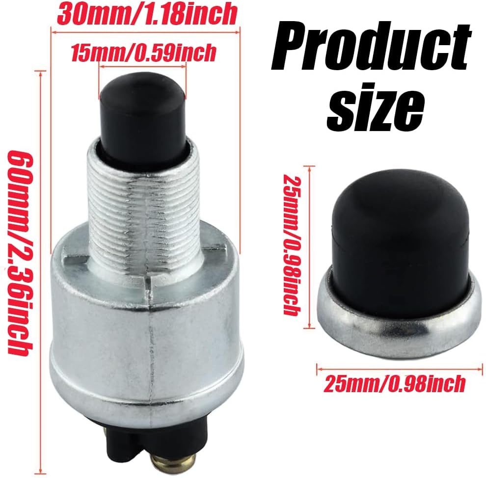 Interruptor arranque momentáneo 12/24V 50A para barco