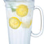 Jarra agua transparente 64oz con tapa sin BPA ideal para fiesta