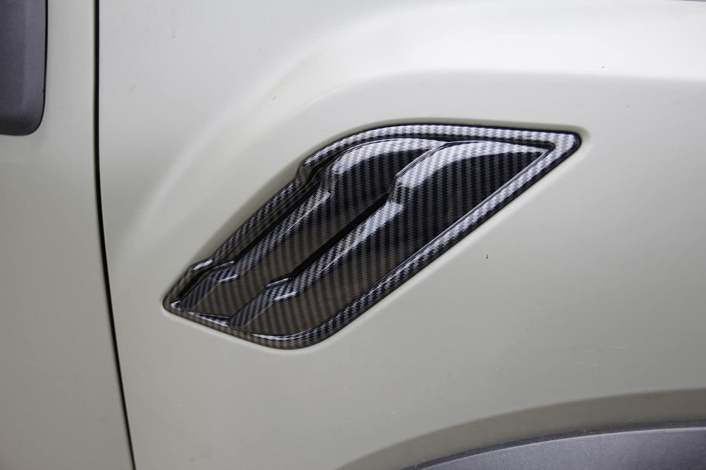 Cubiertas ventilación cromadas Ford F150 Raptor fibra