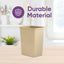 Mini cubo basura plástico 1.25gal 5qt color beige