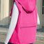 Chaleco militar plegable para mujer impermeable con capucha