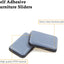 20 Deslizadores Adhesivos 1-3/8x1pulg para Muebles