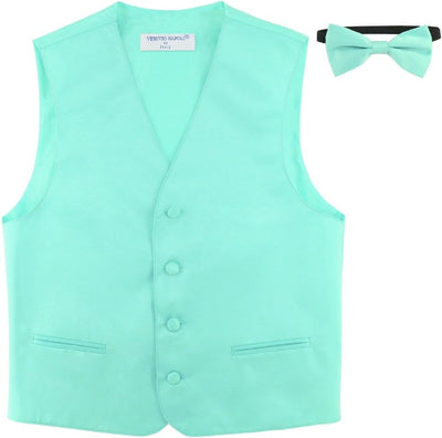 Conjunto corbata lazo y chaleco niño