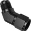 Adaptador codo giratorio 10AN aluminio negro
