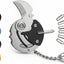 Cuchillo plegable multitool 7 en 1 con tornillos y navaja mini